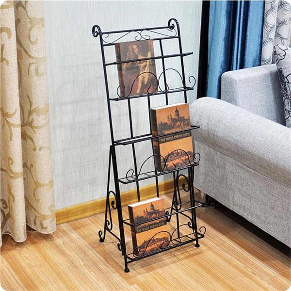 Kệ để sách, báo tạp chí bằng sắt nghệ thuật size to mới nhất 2019