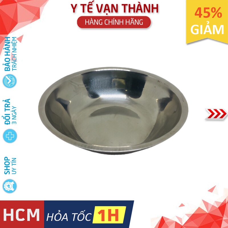 Chén inox y tế cạn- inox 304 cao cấp, sâu 2.5cm thegioiykhoa