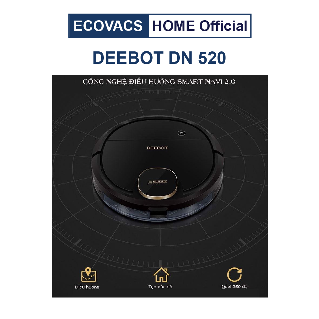 ✅ Robot hút bụi lau nhà Ecovacs Deebot DN55 / DN 520