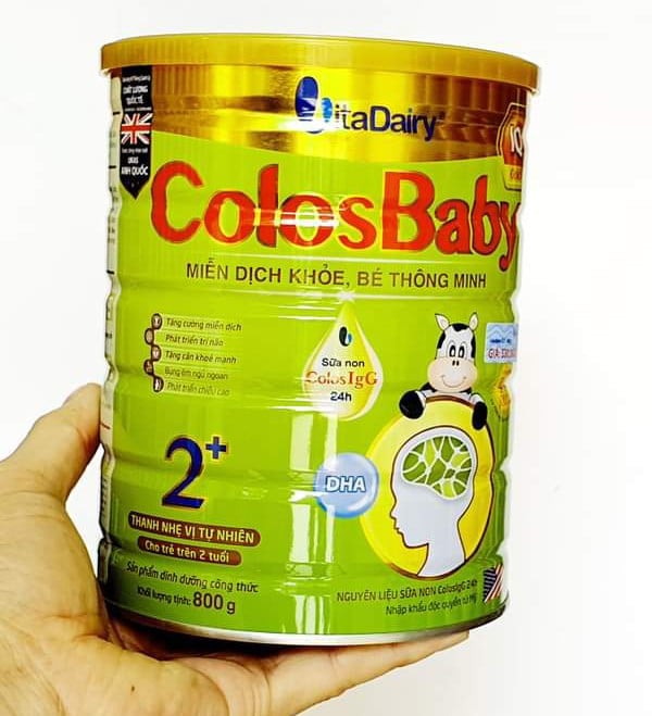 Sữa Colosbaby IQ Gold 2+ 800g (Date mới)