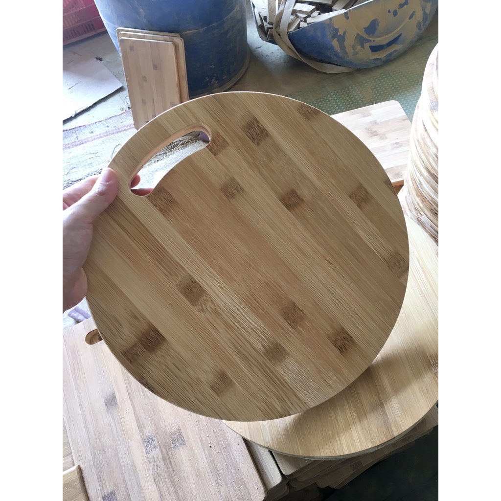 Thớt tre tròn BAMVINA D25cm