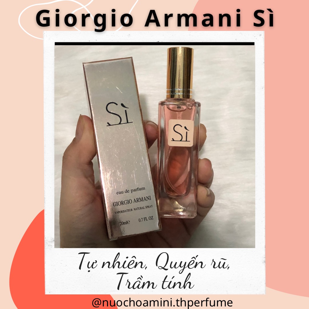Nước Hoa Mini Nữ Giorgio Armani Sì 20ml