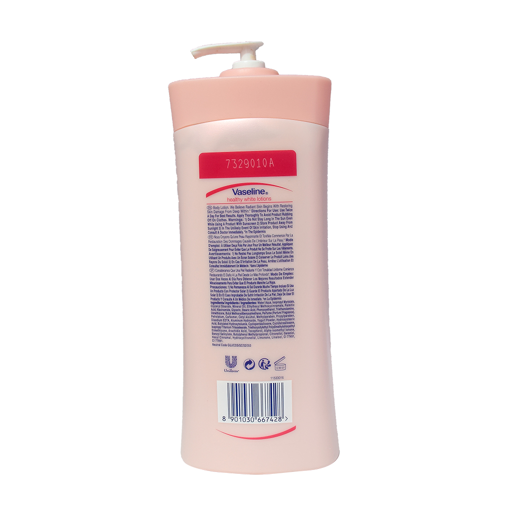 Dưỡng thể trắng da Vaseline 725ml