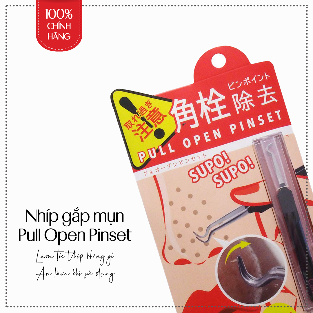 Nhíp gắp mụn thép không gỉ COGIT - Nhật Bản