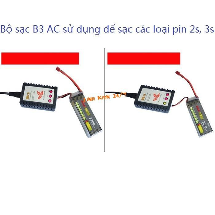 BỘ SẠC PIN B3 AC SẠC PIN 2S 3S