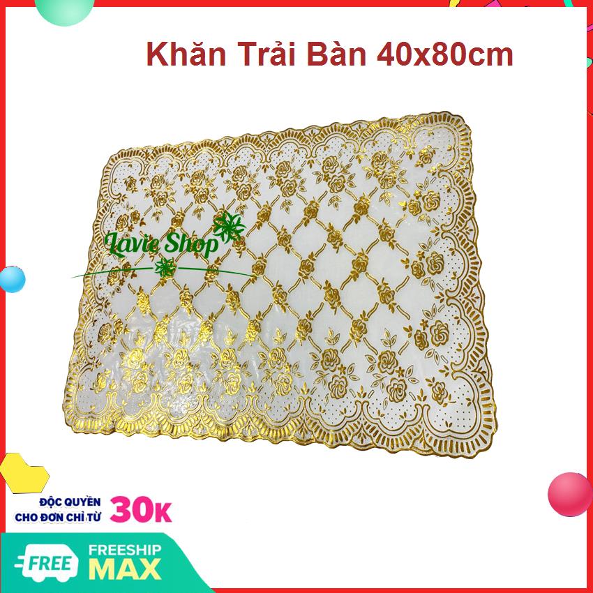 [HCM]Khăn trải bàn 40x80cm - Free Ship
