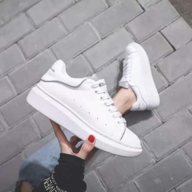Giày Thể Thao Unisex Nam Nữ - MCQ Gót Phản Quang Siêu Chất
