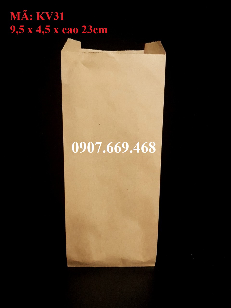 Túi giấy đựng bánh mì hotdog ( combo 300 túi )