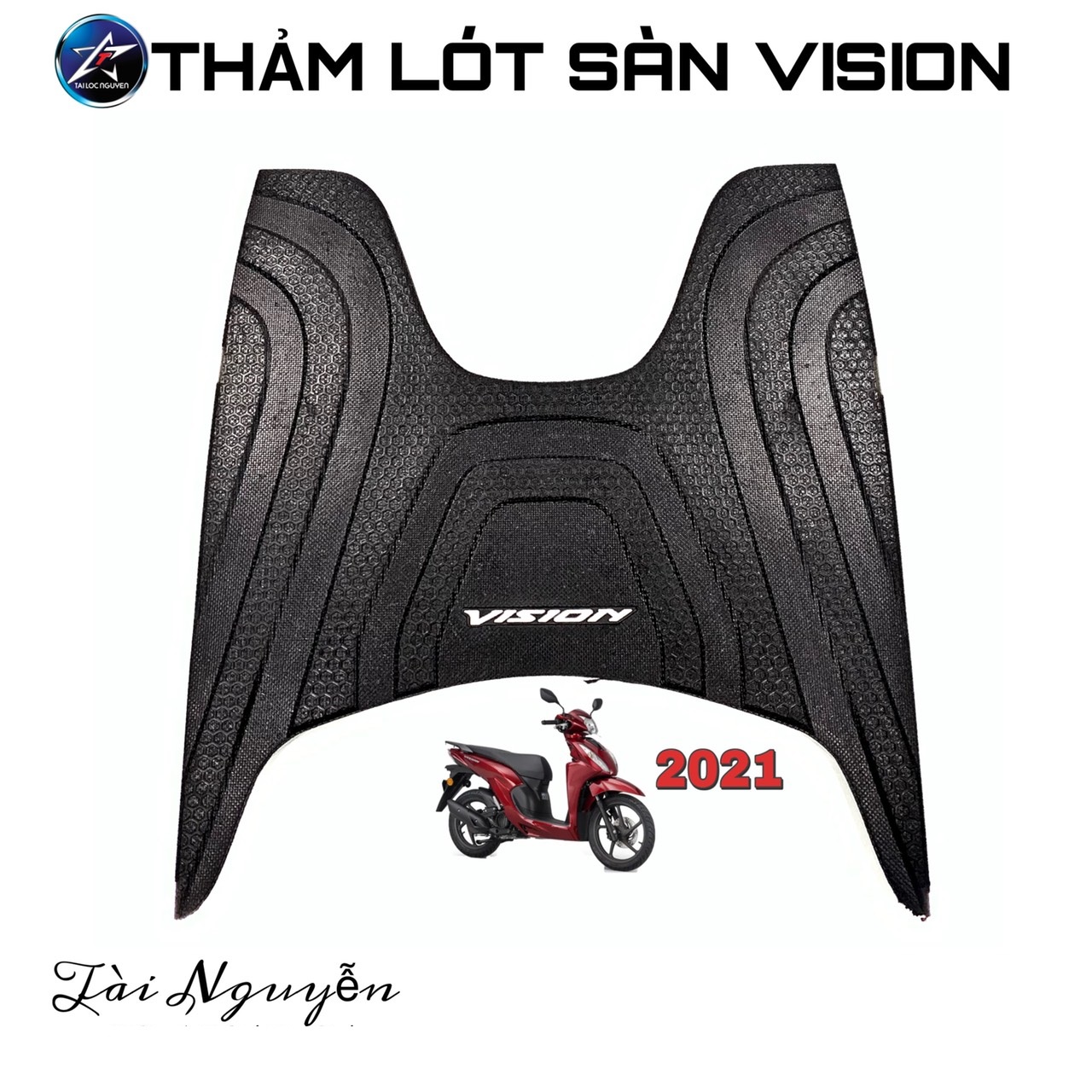 [HCM]THẢM CAO SU LÓT CHÂN CHO HONDA VISION CÁC ĐỜI