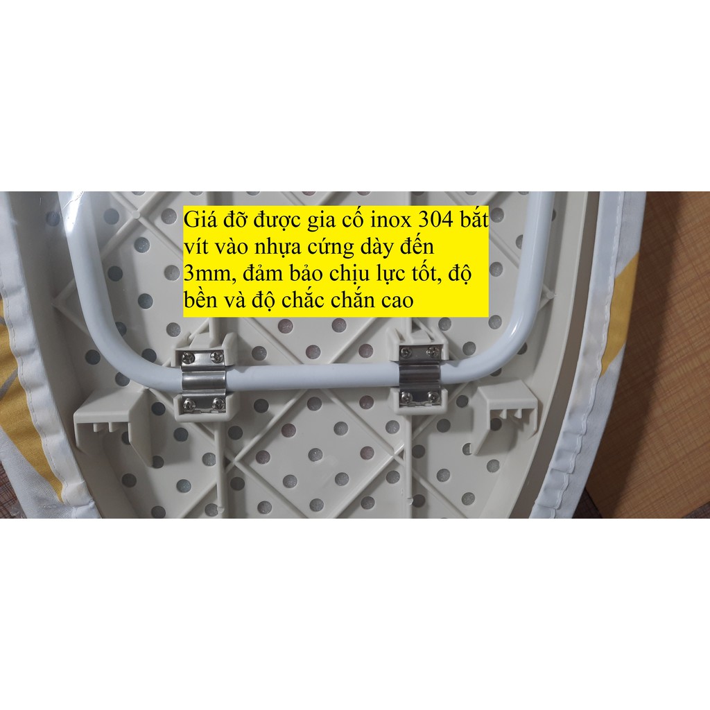 Bàn để ủi quần áo Lock&Lock chân thấp ETM524 CL- GDLH