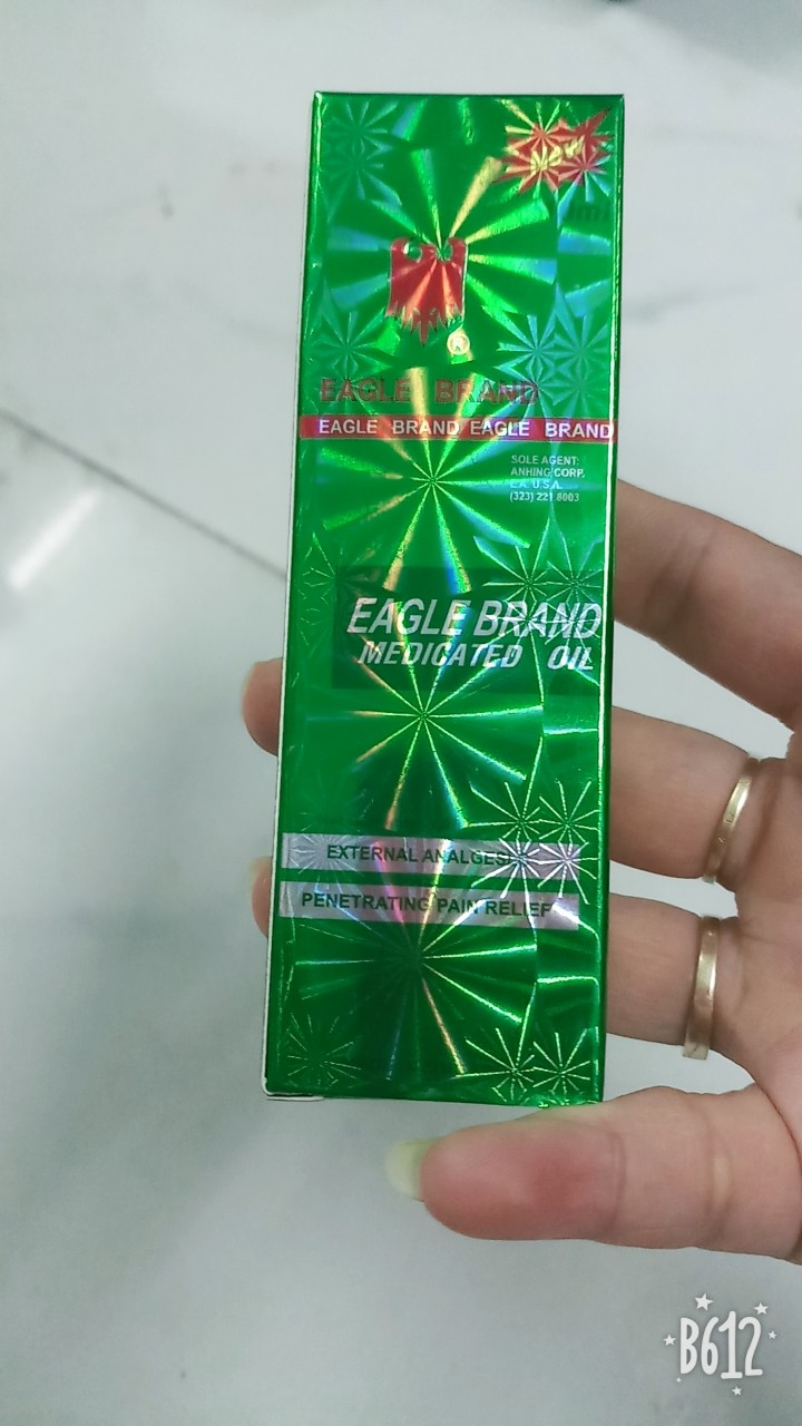 [HCM]Dầu Gió Xanh 2 Nắp Eagle Brand [Mỹ] 24ML