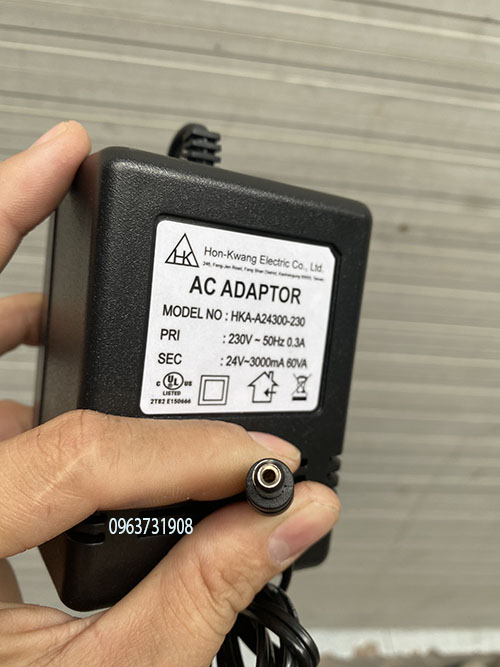 Nguồn camera PTZ 24V 2200mA MODEL NO HKA-A24220-230