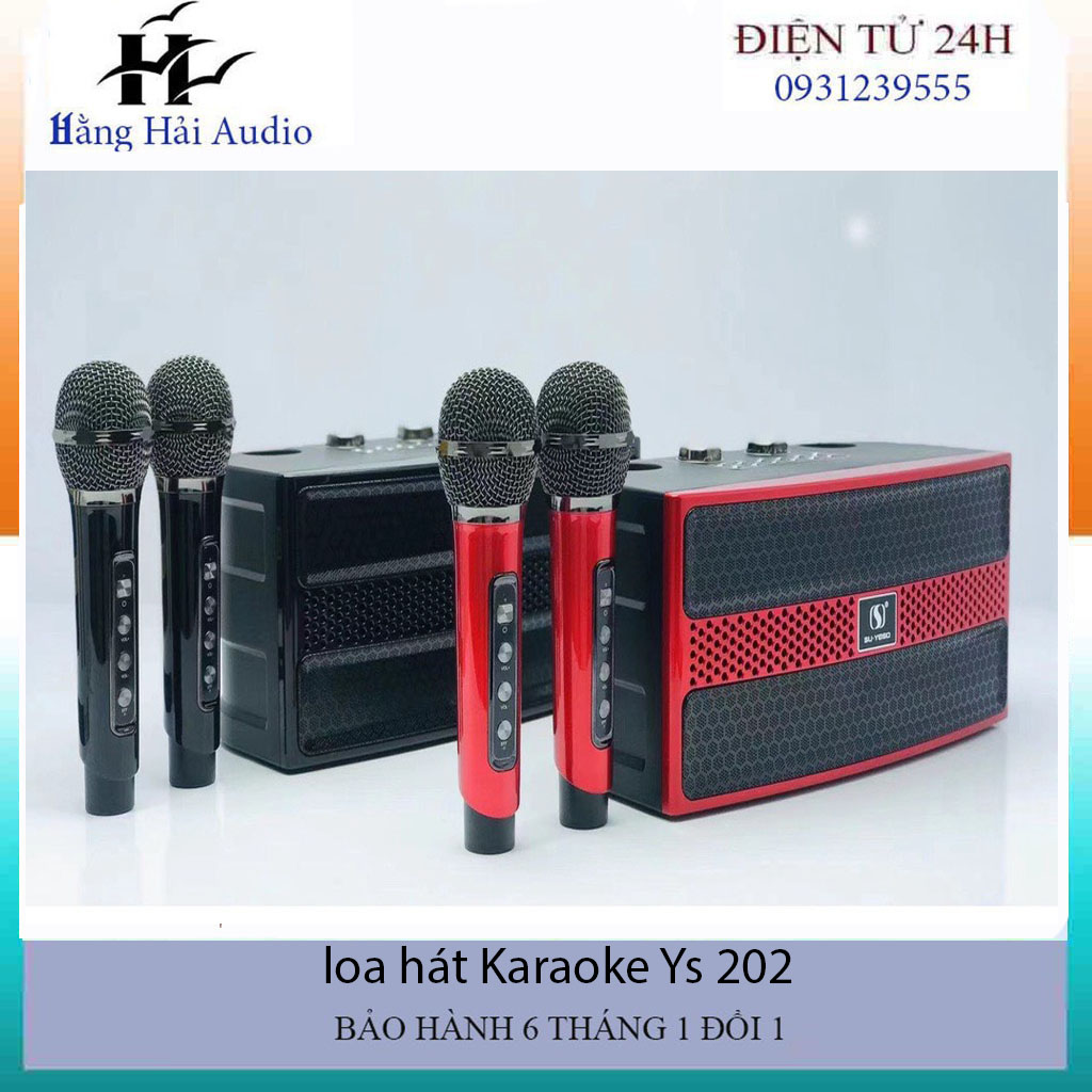 Loa Bluetooth hát karaoke Ys 202 chính hãng