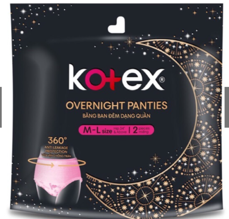[HCM]Băng vệ sinh ban đêm dạng quần Kotex size M-L cao cấp