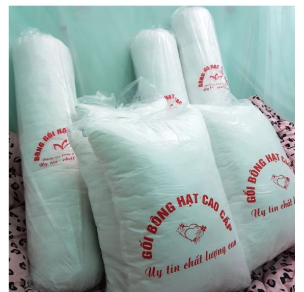 combo 2 chiếc Ruột gối bông gòn tinh khiết