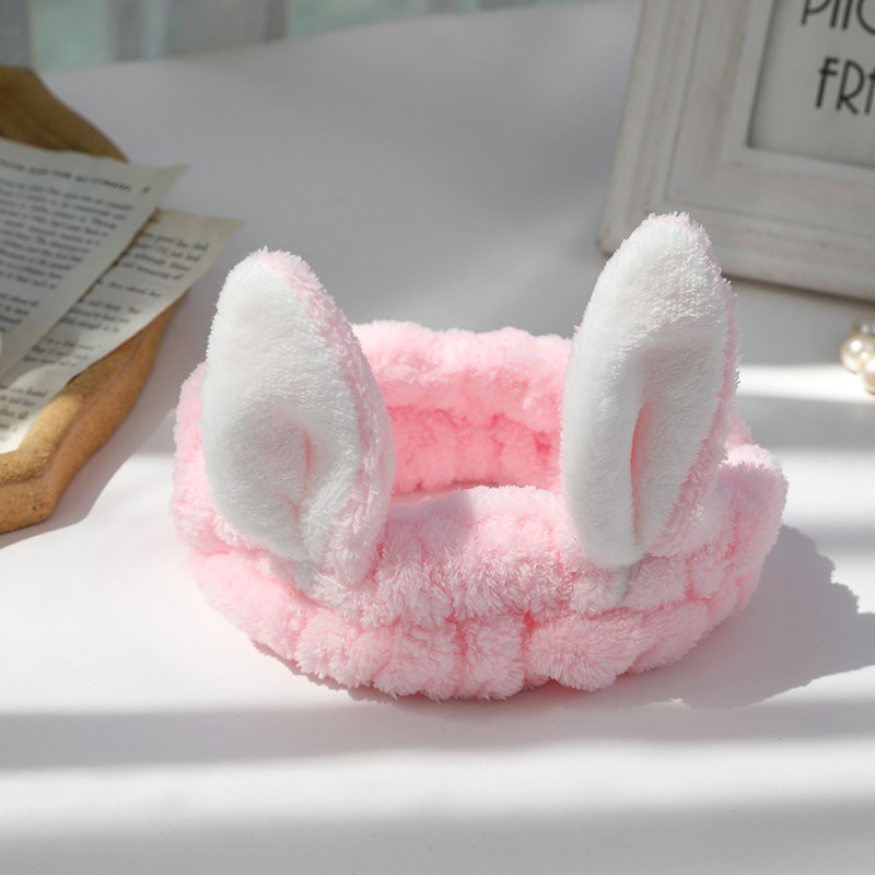 AISHGPhong cách Hàn Quốc Dễ thương Đôi mắt to Cà rốt Băng đô đi tắm Trang điểm Băng đô cài tóc