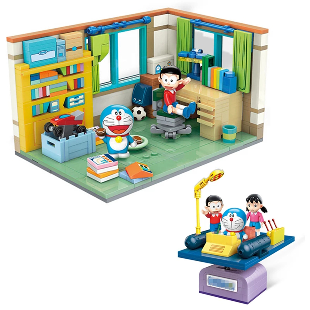 Mô hình nhà búp bê DIY phòng ngủ Nobita có cỗ máy thời gian  Đồ chơi trẻ em