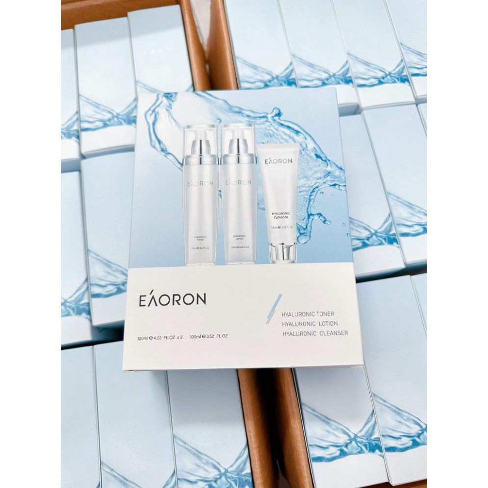 [Tặng son dưỡng môi Rebirth] Set 03 món dưỡng da Eaoron nội địa Úc ( Gồm sữa rửa mặt , nước hoa hồng và sữa dưỡng)