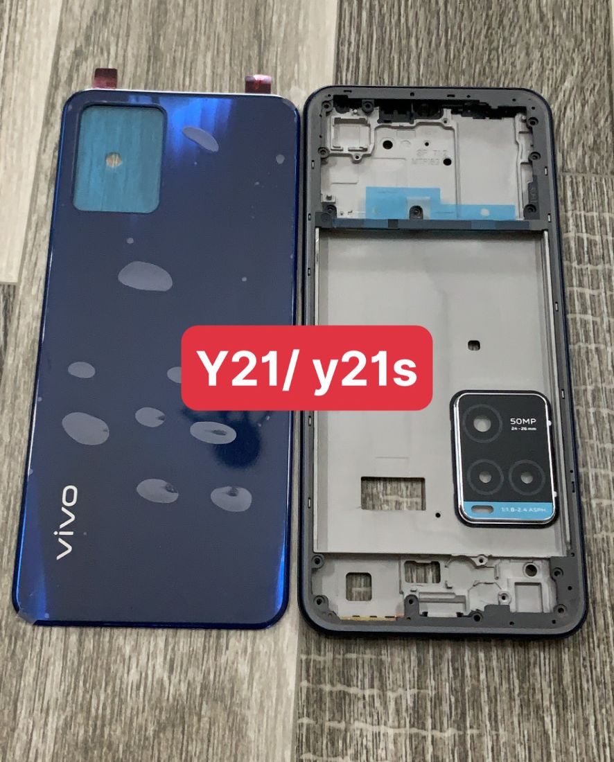 BỘ VỎ VIVO Y21S/Y33S (gồn sườn,make,lưng,kính cam,nút bấn)