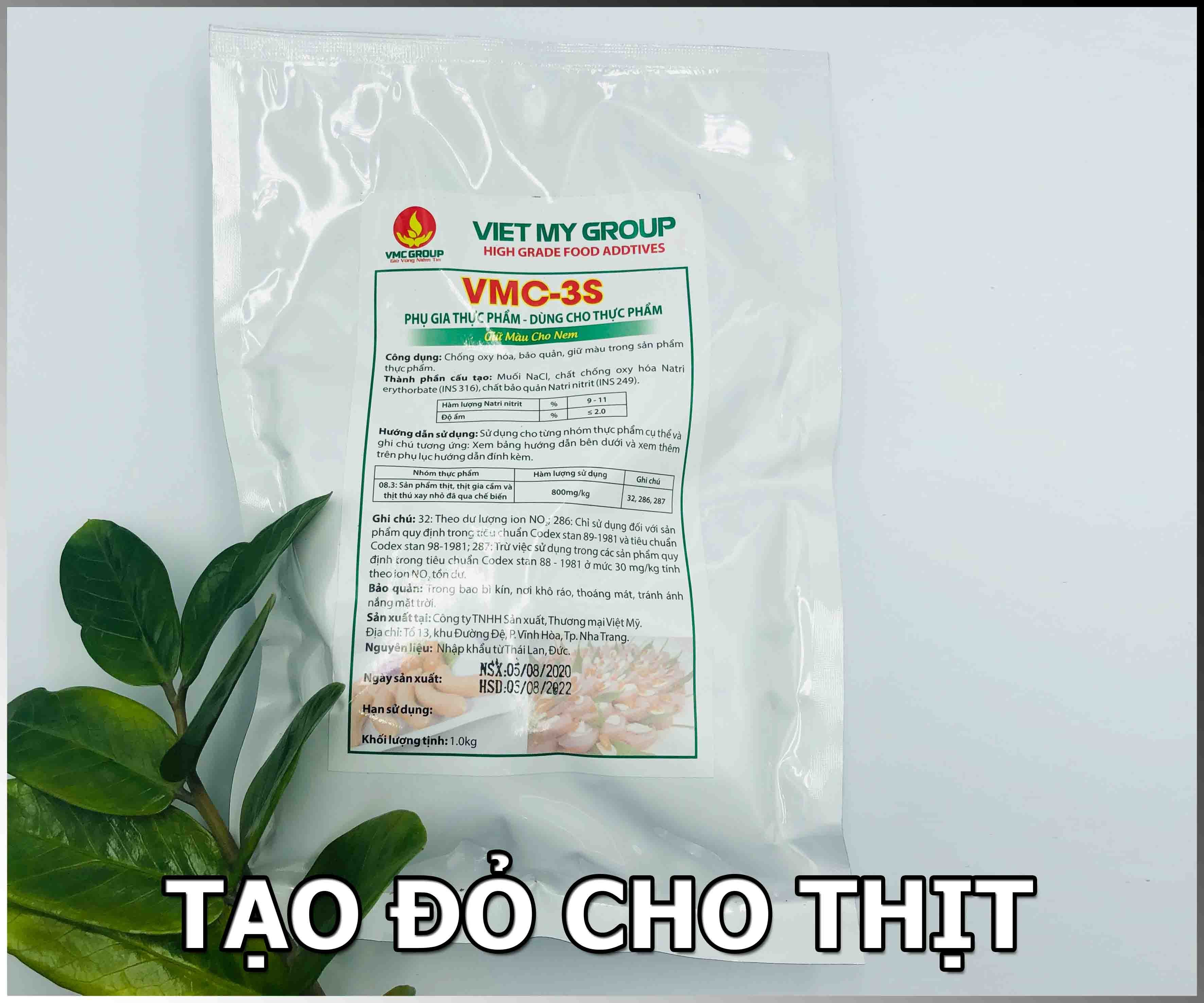 [ VMC 3S] - Chất tạo màu đỏ cho nem chua, xúc xích