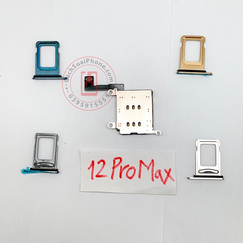 Ổ 2 Sim và Khay 2 Sim IP 12 Pro Max