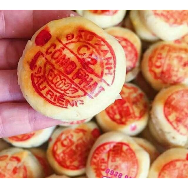 bánh pía mini không trứng siêu ngon 10 cái