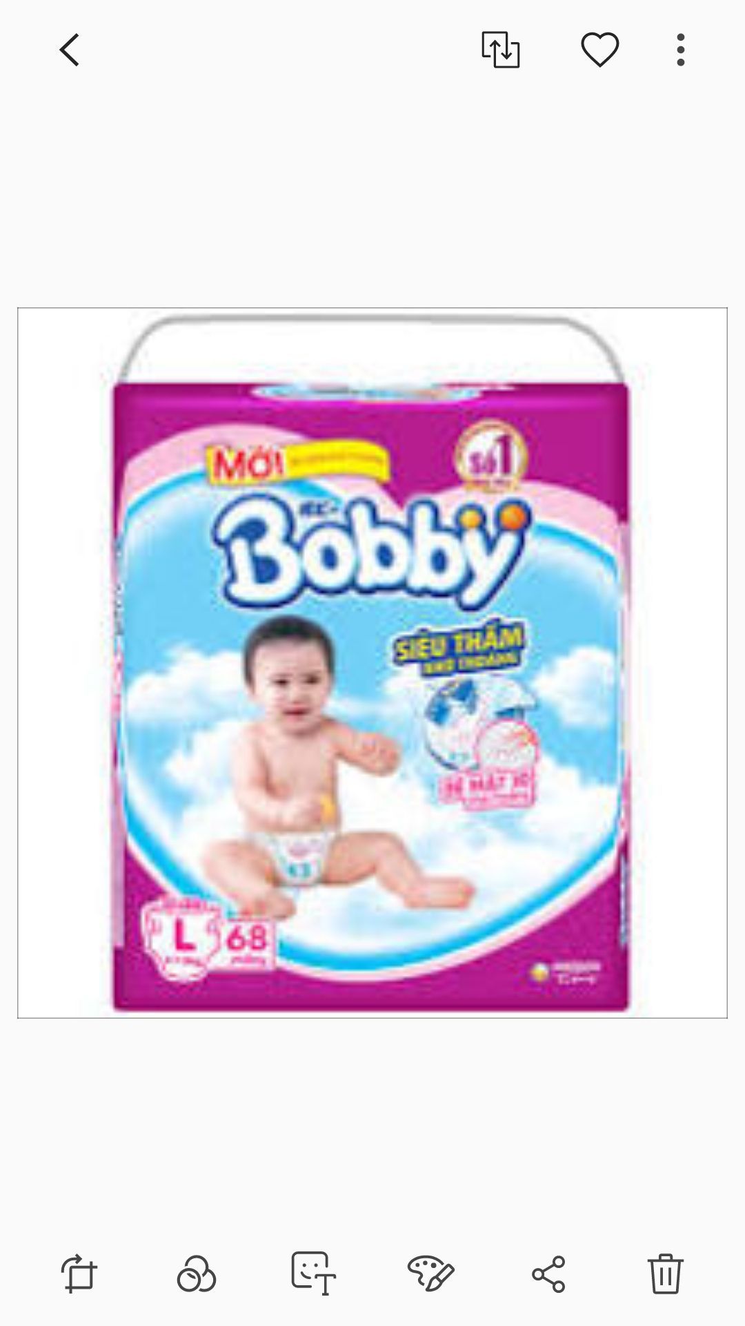 TÃ - BỈM DÁN BOBBY L68