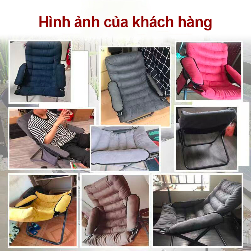 DAMIK Ghế sofa lười lưng thư giãn đọc sách + gác chân