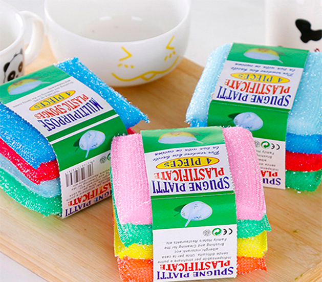 BỘ 4 MÚT RỬA BÁT, SIÊU TIỆN LỢI, ÀN TOÀN CHO NGƯỜI SỬ DỤNG