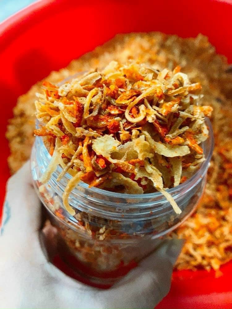 Muối ruốc hành phi 200gr - Ăn vặt năm sao