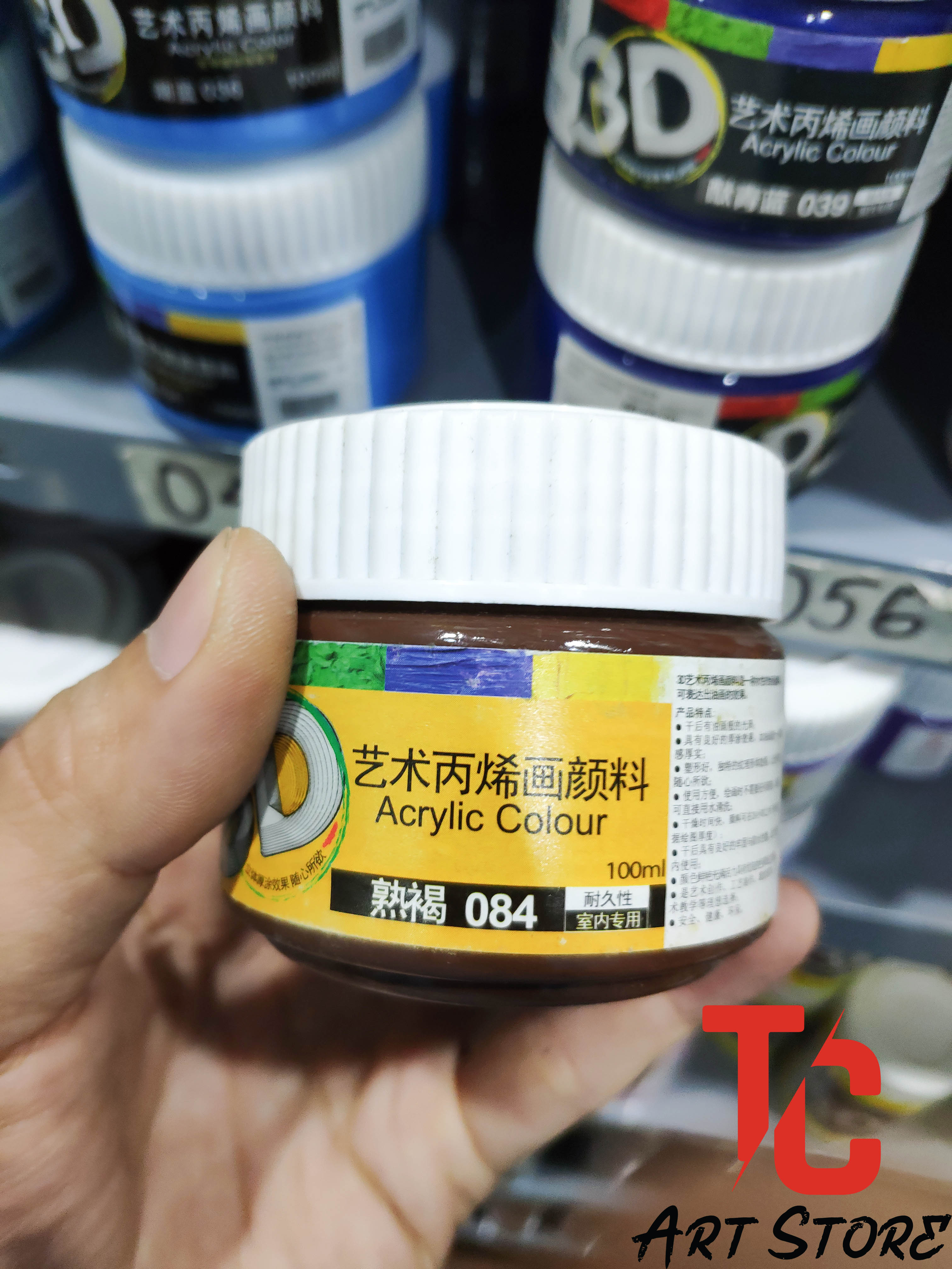 [TC Art Store] Màu Acrylic 3D hũ 100ml
