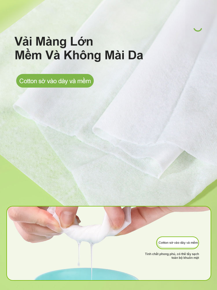 Khăn tẩy trang tẩy trangbông tẩy trang
