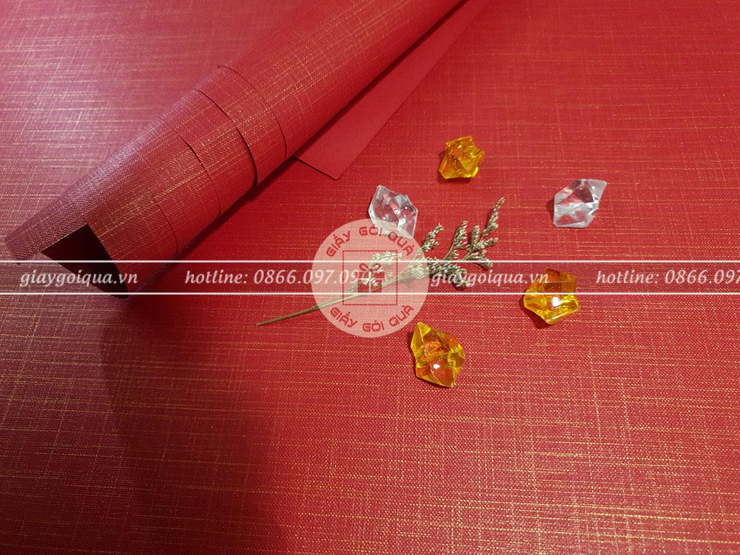 Combo 5 tờ giấy gói quà cao cấp chất liệu vải sọc khổ 54cmx78cm – Giấy bọc quà Hàn Quốc