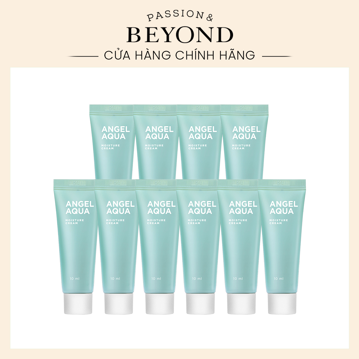 Quà tặng không bán Combo 10 Kem dưỡng ẩm làm dịu Beyond Angel Aqua