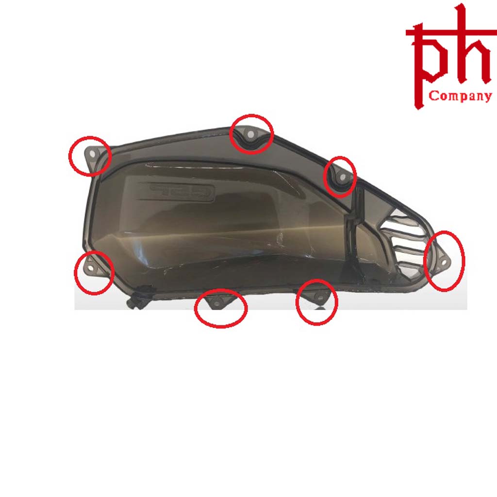 Bộ 7 Ốc Bắt Ốp Pô E Honda/AB/Vision/Vario-PHS