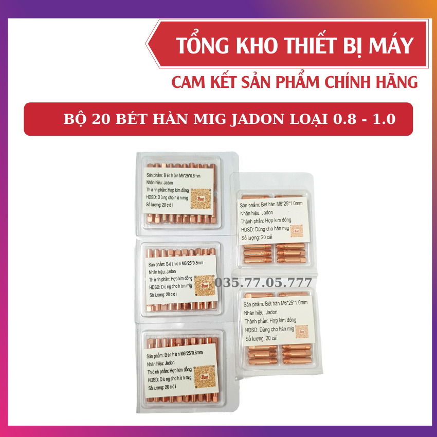 Bộ 20 béc hàn mig mini