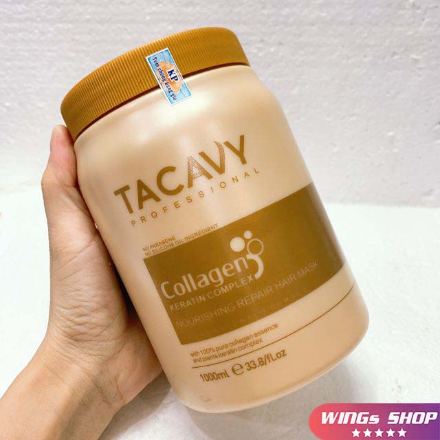 🛑 hấp tacavy collagen 1000ml | siêu phục hồi tóc hư tổn | hàng chính hãng