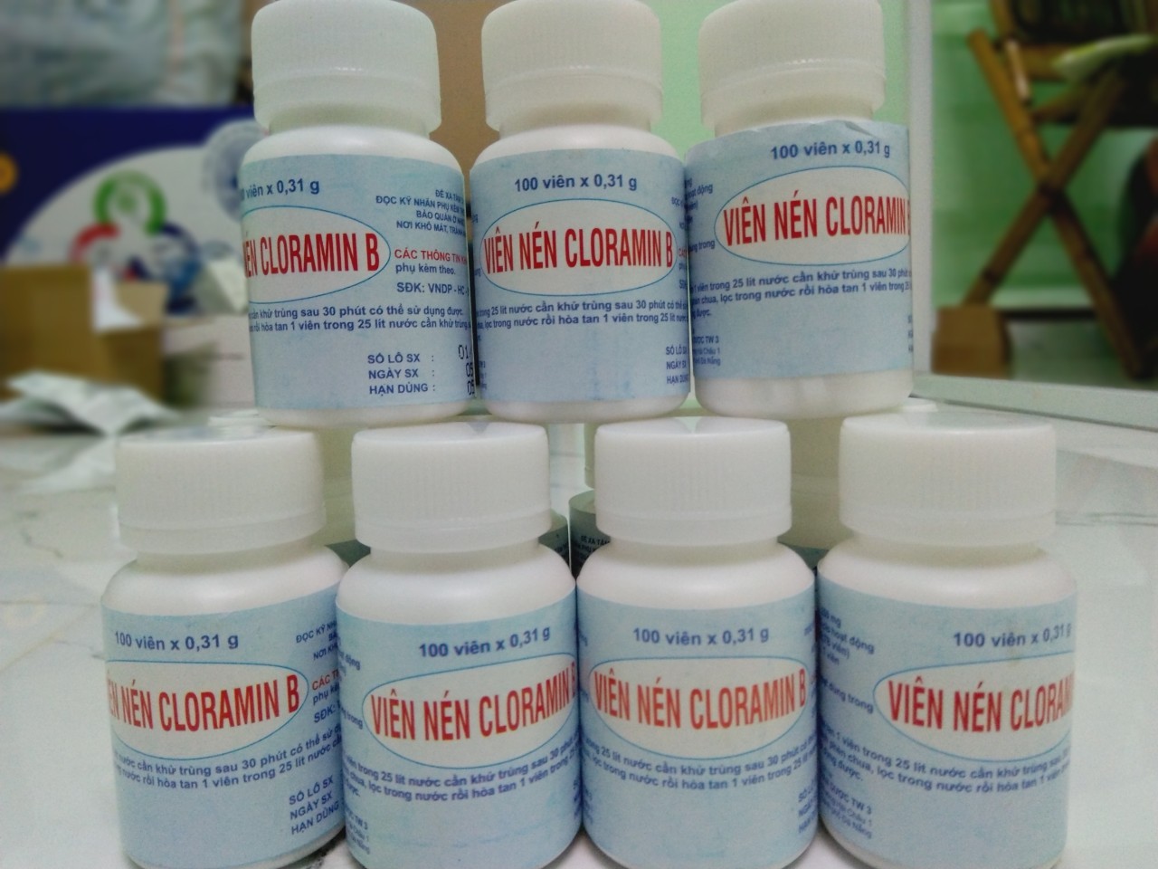 VIÊN NÉN CLORAMIN B SÁT TRÙNG DIỆT KHUẨN