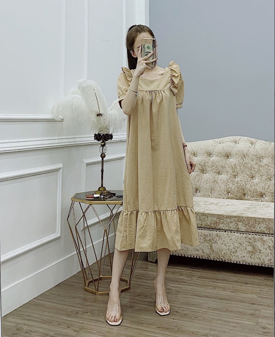 Váy bầu- đầm bầu thiết kế cực soang choảnh cho bầu mặc đi làm đi chơi đều được