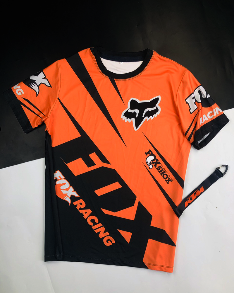 Áo thun xe máy FOX RACING CAM ngắn tay