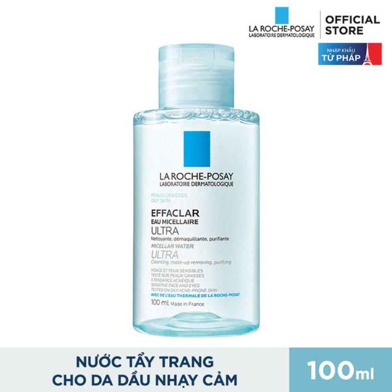 Nước tẩy trang làm sạch sâu và kiểm soát bã nhờn cho da dầu và da mụn La Roche Posay Effaclar Micellar Water 100ml