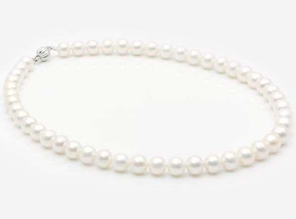 [HCM]Chuỗi ngọc trai nuôi nước ngọt đẹp chuẩn sang trọng ngọc 9 ly .trắng