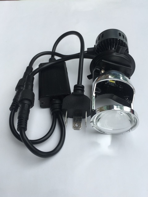 Đèn pha led Bi Cầu Mini Chân H4 (1 Bóng)