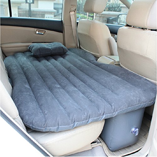 Giường Hơi Ô Tô Tặng Kèm 2 Gối + Bơm Điện + 2 Miếng Vá Dự Phòng + Keo Dán [Đệm Ô Tô Cao Cấp]