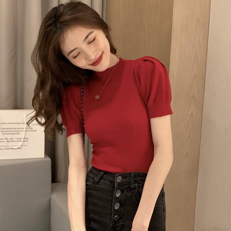 Áo len TAY BỒNG LỠ Cách Điệu NỮ TÍNH