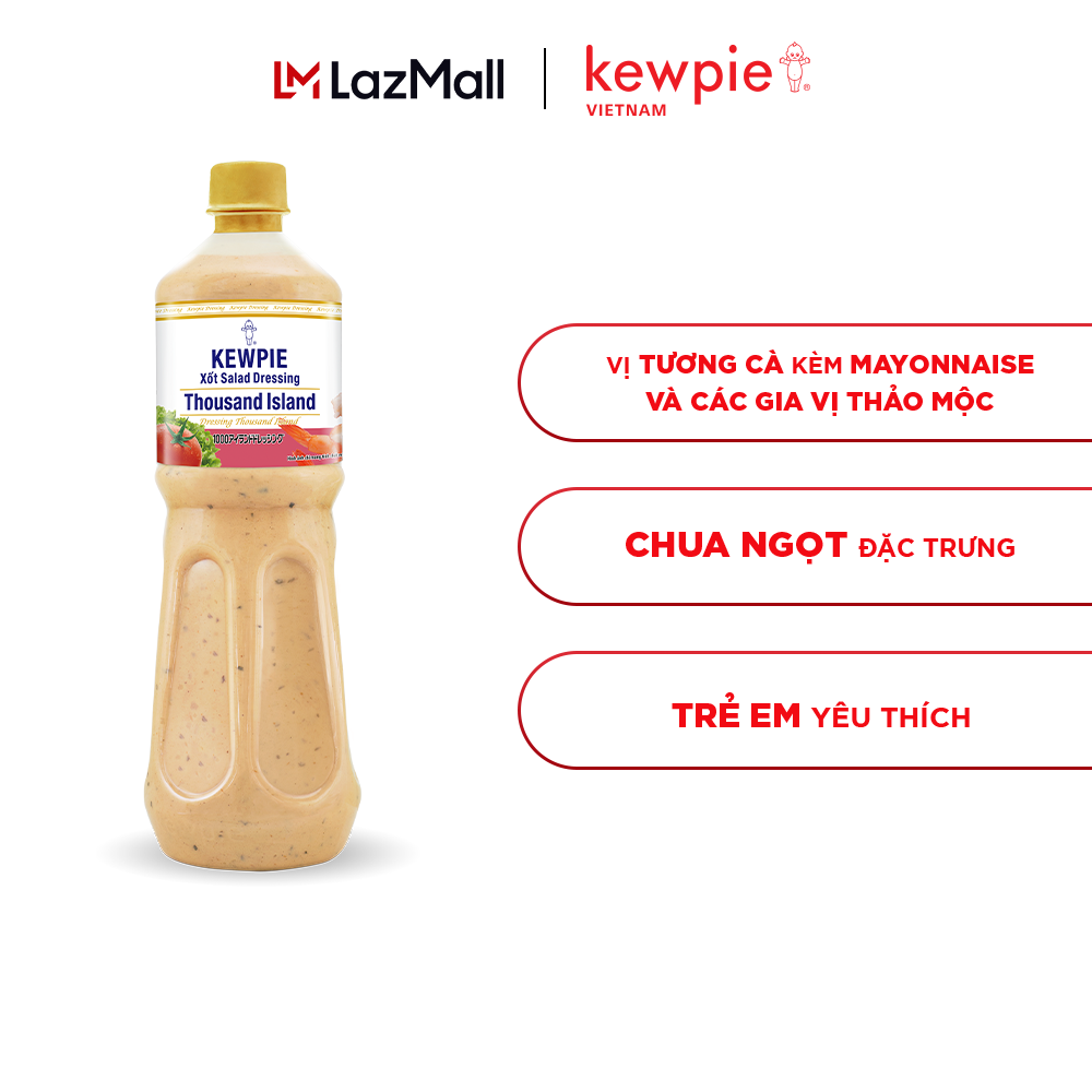Xốt Salad Dressing Thousand Island Kewpie 1L
