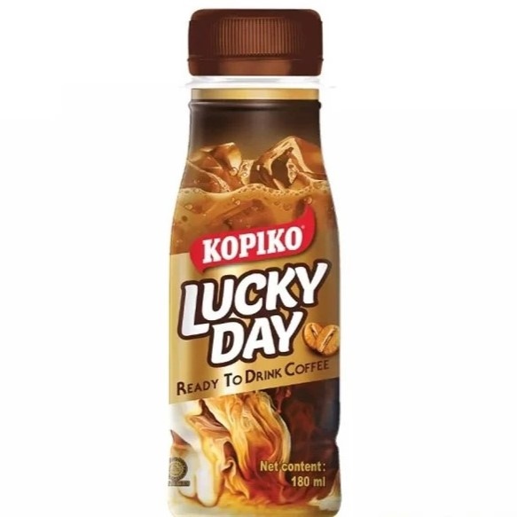 THỨC UỐNG CÀ PHÊ SỮA KOPIKO LUCKY DAY 180ML