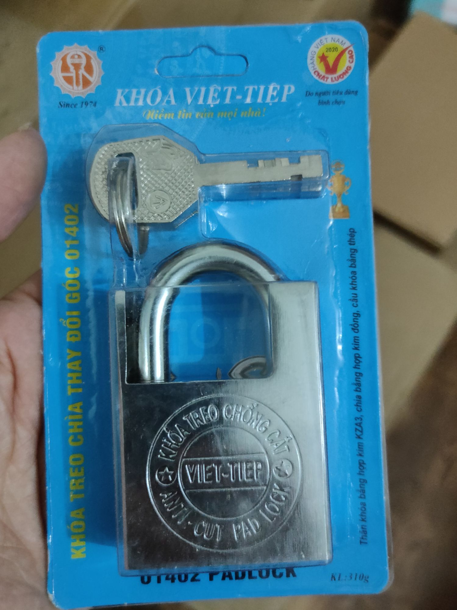Khóa chống cắt việt tiệp 01402