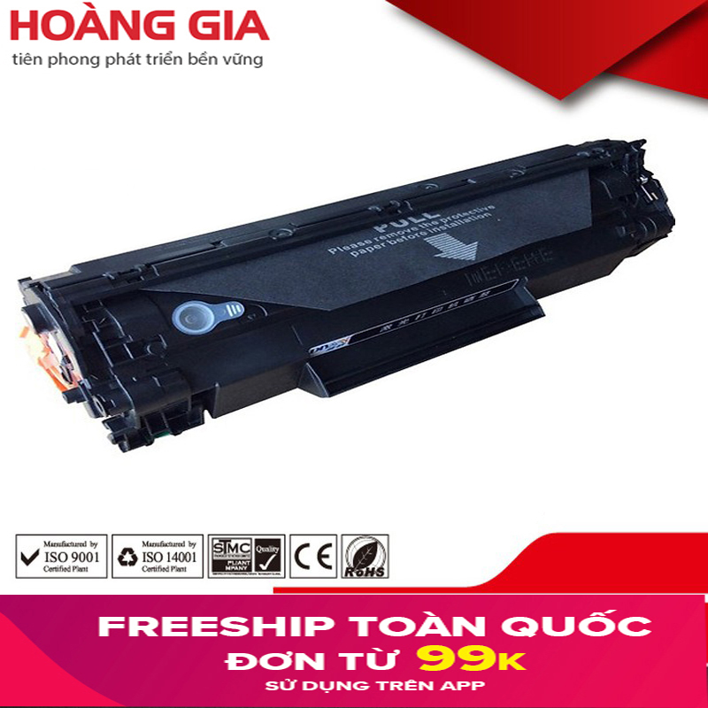 Hộp Mực 35A Dùng Cho Máy In HP Laser Jet P1005/P1006 Chất Lượng Mực Cao Cấp Giúp Bản In Rõ Ràng Sắc Nét