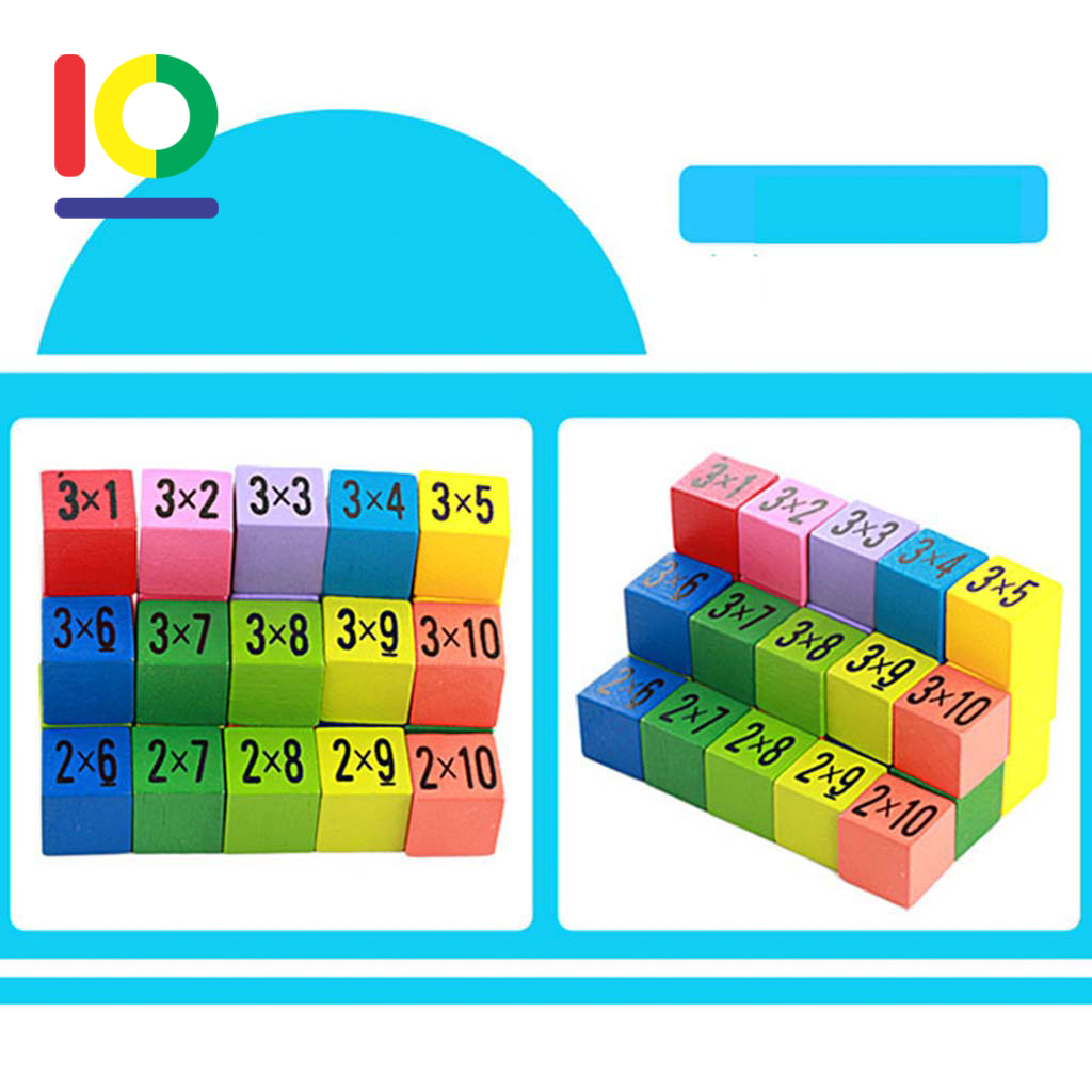 Đồ chơi bảng cửu chương từ 1 đến 10 cho bé [TH01]